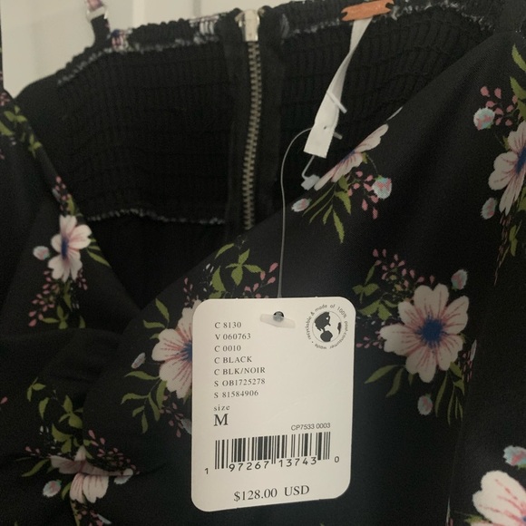 Free People In A Bubble Mini Dress - Size M -‎ Black - NWT - Picture 9 of 10